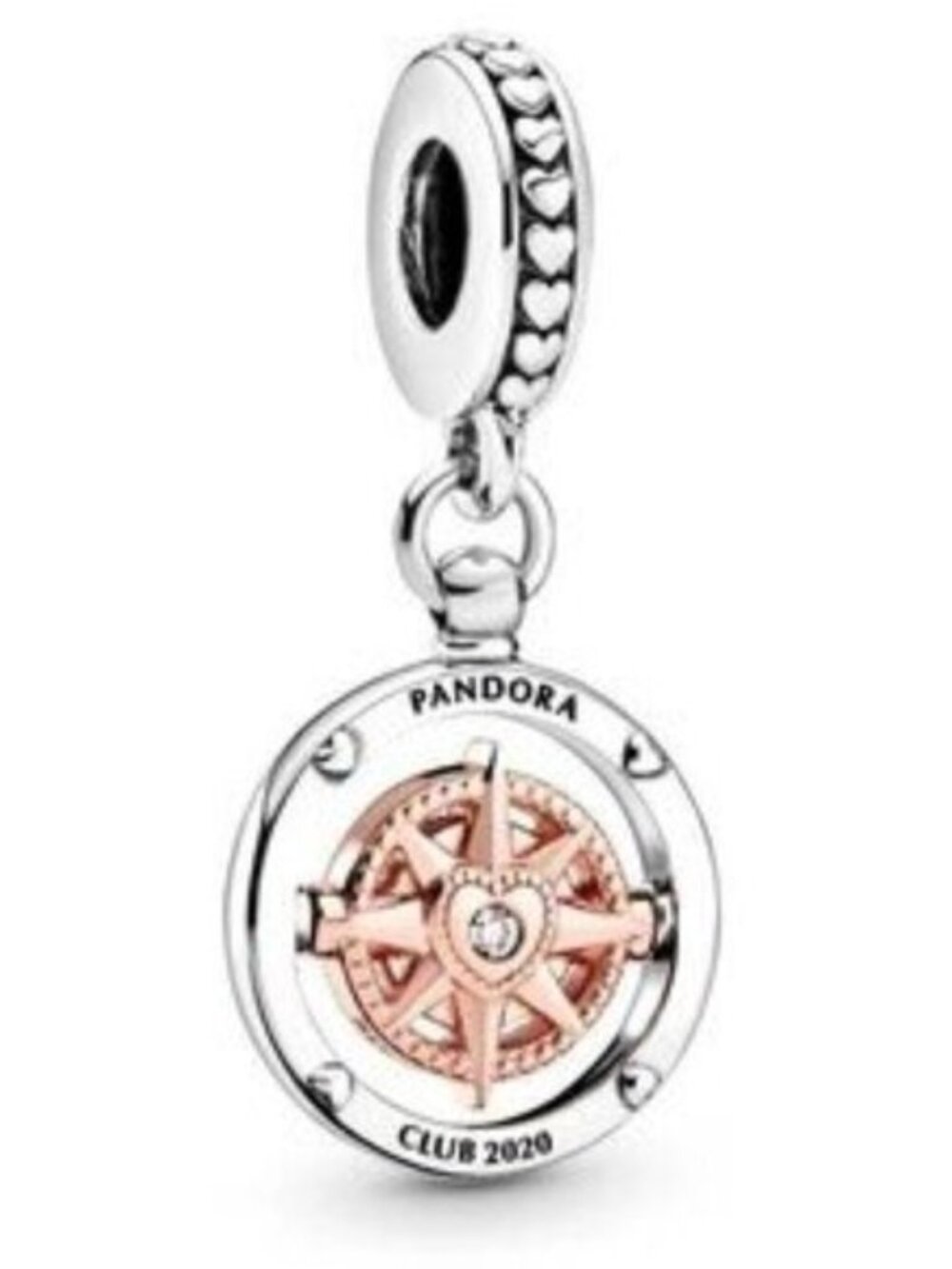 Pandora New Authentic Pandora Club 2020 Compass Dangle Charm